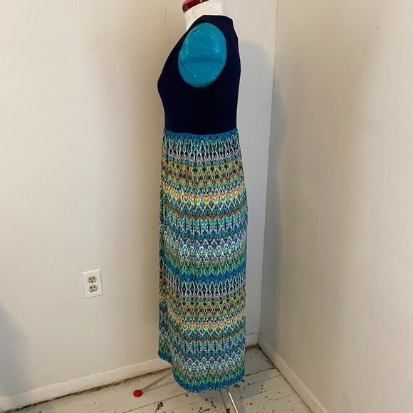 Ruby Rd Boho Beaded Lined Tank Style Top Pullover Maxi Womens Dress Size PS - Picture 4 of 6